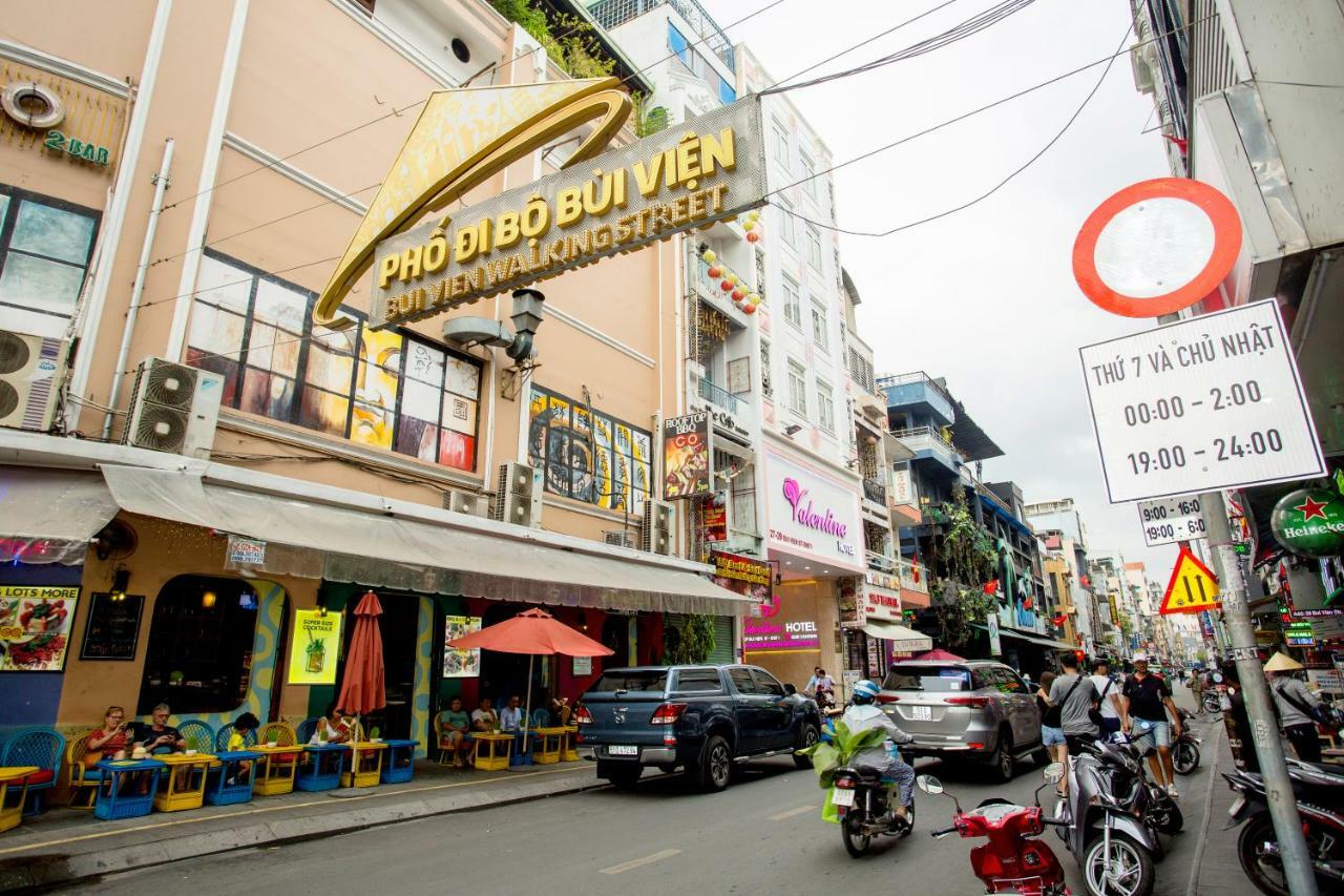 Valentine Hotel Saigon - Bui Vien Street Ho Si Minh-város Kültér fotó